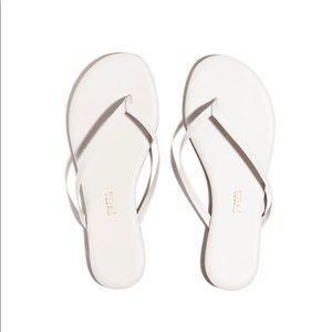 Tkees White Flip Flops size 8